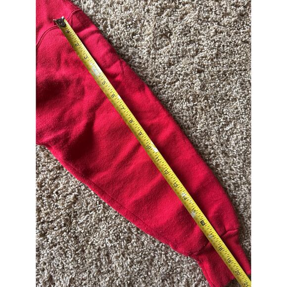 Vintage NCAA U of Miami Hurricanes USA Made Red Galt Sand L Crewneck Sweatshirt - Picture 10 of 10